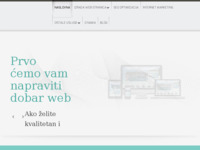 Frontpage screenshot for site: (http://www.intro-marketing.hr)