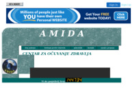 Frontpage screenshot for site: Amida - centar za očuvanje zdravlja (http://www.zdravlje-amida.20m.com)
