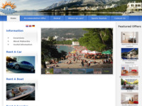 Frontpage screenshot for site: (http://www.turistbiro-makarska.com/)