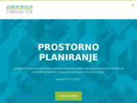 Frontpage screenshot for site: Urbanistica d.o.o. (http://www.urbanistica.hr)