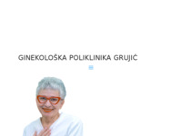 Frontpage screenshot for site: (http://www.ginekologija-grujic.hr/)