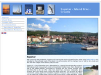 Frontpage screenshot for site: Supetar - otok Brač (http://www.supetar-brac-croatia.com/)