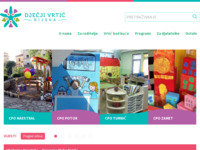 Frontpage screenshot for site: Dječji vrtić Rijeka (http://www.rivrtici.hr/)