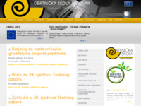 Frontpage screenshot for site: Obrtnička škola Bjelovar (http://obs-bj.hr/)