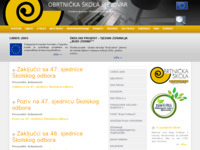 Frontpage screenshot for site: Obrtnička škola Bjelovar (http://obs-bj.hr/)