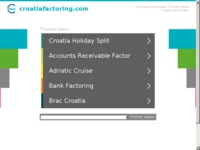 Frontpage screenshot for site: Croatia factoring d.o.o. (http://www.croatiafactoring.com)