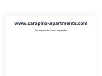 Frontpage screenshot for site: (http://www.carapina-apartments.com)