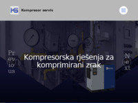 Frontpage screenshot for site: Kompresor servis (http://www.kompresor.hr/)