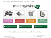 Frontpage screenshot for site: (http://www.moja-trgovina.net)