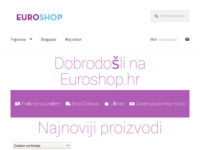 Frontpage screenshot for site: EuroShop - prodajni centar d.o.o. Split (http://www.euroshop.hr/)