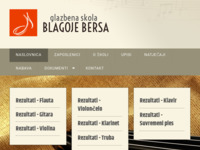 Frontpage screenshot for site: (http://www.glazbena-skola-zadar.hr/)