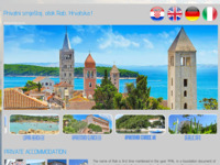 Frontpage screenshot for site: Apartmani na moru, otok Rab (http://otokrab.biz/)
