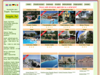 Slika naslovnice sjedišta: Turistička agencija Topic turizam (http://www.topic.hr)