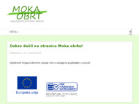 Frontpage screenshot for site: Moka obrt za računovodstvo i prijepis (http://www.moka.hr)