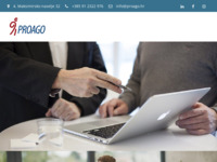 Frontpage screenshot for site: (http://www.proago.hr)
