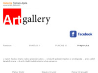 Frontpage screenshot for site: Galerija Remek-djela (http://www.remek-djela.com/)