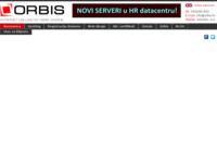 Frontpage screenshot for site: Orbis Internet usluge (http://www.orbis.hr)