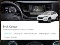Frontpage screenshot for site: Zvuk Centar (http://zvuk-centar.com/)