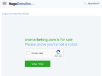 Frontpage screenshot for site: CroMarketing.com (http://www.cromarketing.com/)