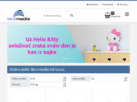 Frontpage screenshot for site: Biro media intl. d.o.o. Zagreb (http://www.biro-media.hr/)
