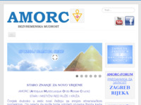 Frontpage screenshot for site: (http://www.amorc.hr)