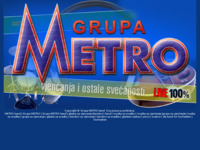 Frontpage screenshot for site: grupa Metro (http://free-zg.htnet.hr/grupa_Metro/)