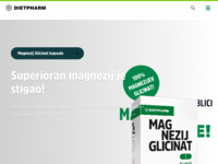 Frontpage screenshot for site: Dietpharm (http://www.dietpharm.hr/)