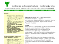 Frontpage screenshot for site: Institut za jadranske kulture i melioraciju krsa (http://www.krs.hr/)