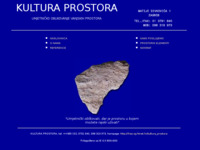 Frontpage screenshot for site: Kultura prostora (http://free-zg.htnet.hr/kultura_prostora/)