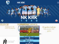 Frontpage screenshot for site: Nogometni klub Krk - NK Krk (http://www.nk-krk.com)
