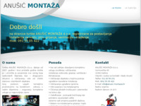Frontpage screenshot for site: (http://www.anusic-montaza.hr)