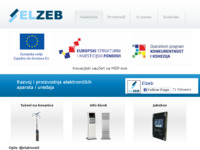Frontpage screenshot for site: Razvoj i proizvodnja aparata (http://www.elzeb.hr/)