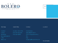 Frontpage screenshot for site: Hotel Bolero (http://www.hotel-bolero.hr/)
