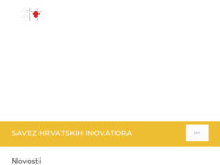 Frontpage screenshot for site: Hrvatski savez inovatora (http://www.inovator.hr/)