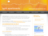 Frontpage screenshot for site: Apartman Split - Smještaj u Splitu (http://www.apartmentsplit.net)