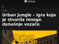 Frontpage screenshot for site: Urban Jungle (http://uj.dir.hr/)