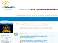 Frontpage screenshot for site: Apartmani u Hrvatskoj - Promocija u Češkoj (http://www.reklamauceskoj.cz)