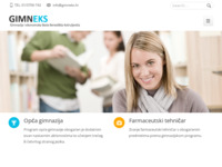 Frontpage screenshot for site: (http://www.gimneks-benediktkotruljevic.hr/)