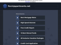 Frontpage screenshot for site: (http://www.rovinjapartments.net)