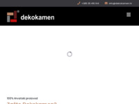 Frontpage screenshot for site: Dekokamen d.o.o. (http://www.dekokamen.hr/)