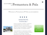 Frontpage screenshot for site: (http://www.app-premantura.com)