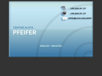 Frontpage screenshot for site: (http://centar-alata-pfeifer.hr)