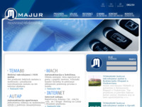 Frontpage screenshot for site: (http://www.majur.com/)