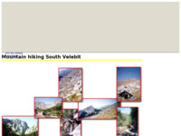 Slika naslovnice sjedišta: Sedmodnevno planinarenje južnim Velebitom (http://dampas.tripod.com/Main.html)