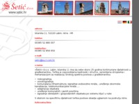 Frontpage screenshot for site: Šetić (http://www.setic.hr/)