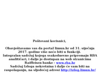 Frontpage screenshot for site: limun.hr (http://www.limun.hr/)