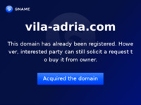 Frontpage screenshot for site: (http://www.vila-adria.com)