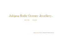 Frontpage screenshot for site: Julijana Rodic Ozimec Jewellery (http://free-zg.htnet.hr/jewellery)