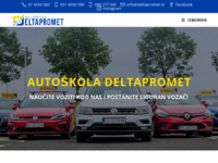 Slika naslovnice sjedišta: Autoškola Deltapromet (http://www.deltapromet.hr/)