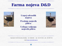 Slika naslovnice sjedišta: Farma nojeva D&D (http://free-bj.htnet.hr/farmanojeva/)